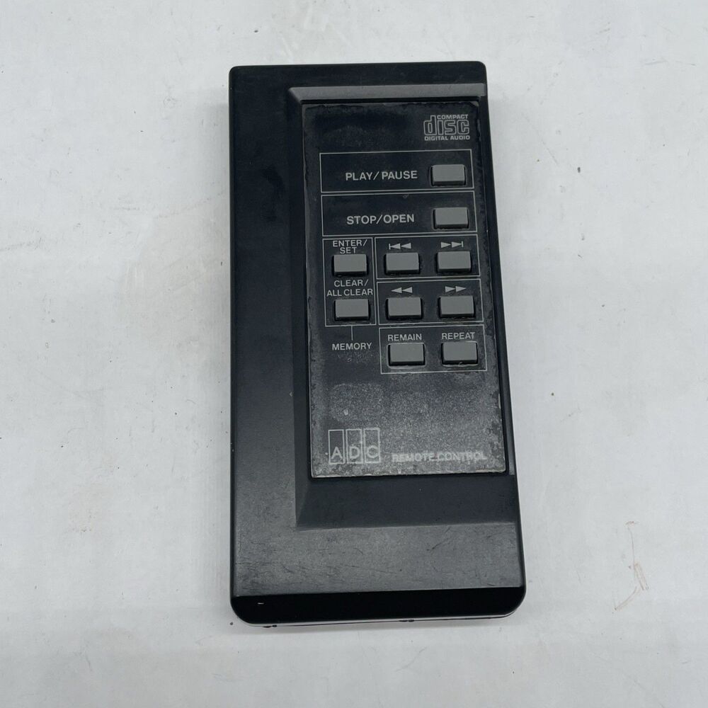 Vintage ADC Compact Disc CD Player Remote Control For CD-250XR, CD-350XR TESTED
